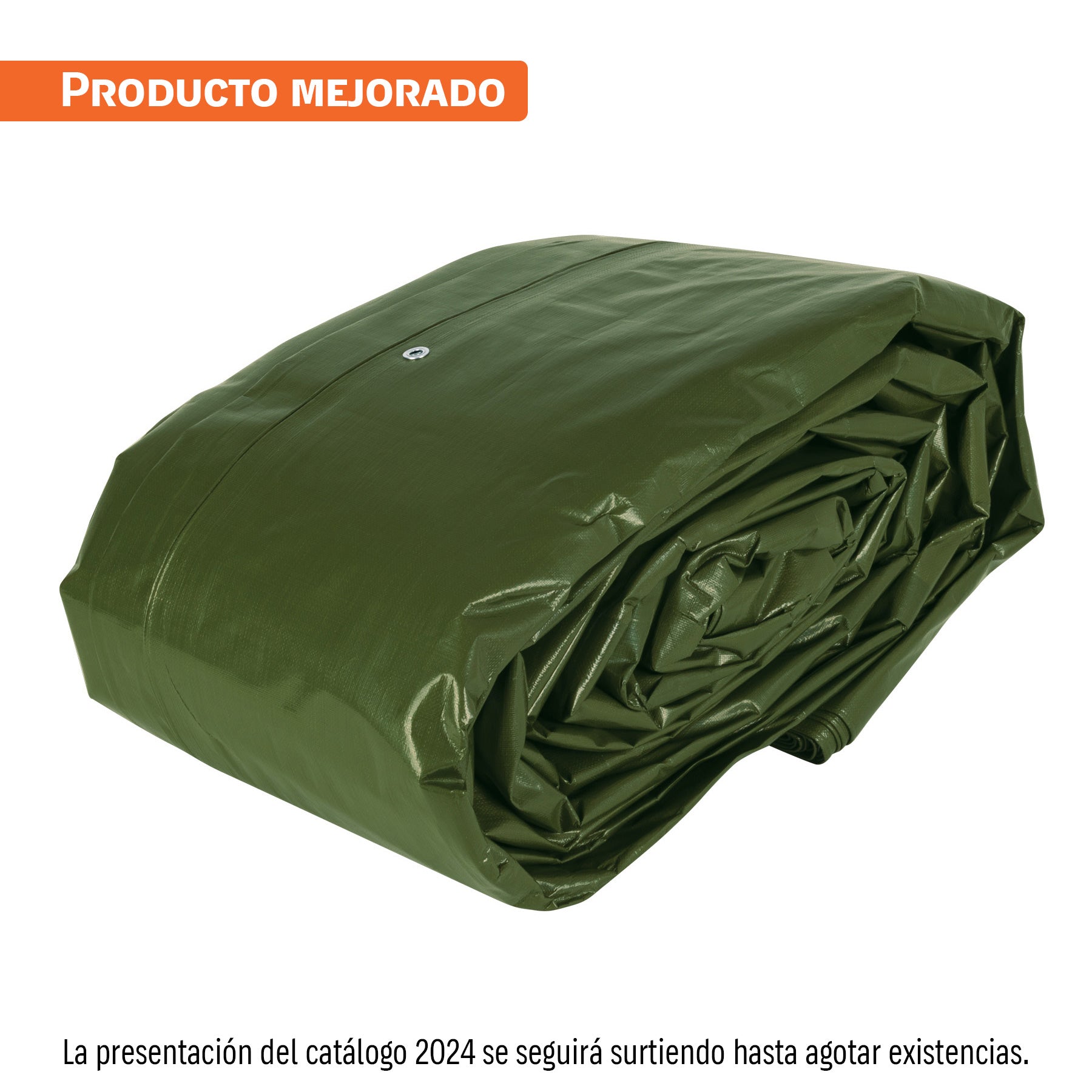 Lona uso rudo, verde olivo, 12 X 17 metros, Truper Expert