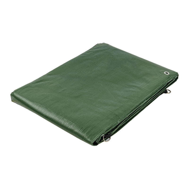 Lona uso rudo, verde olivo, 4 X 6 metros, Truper Expert