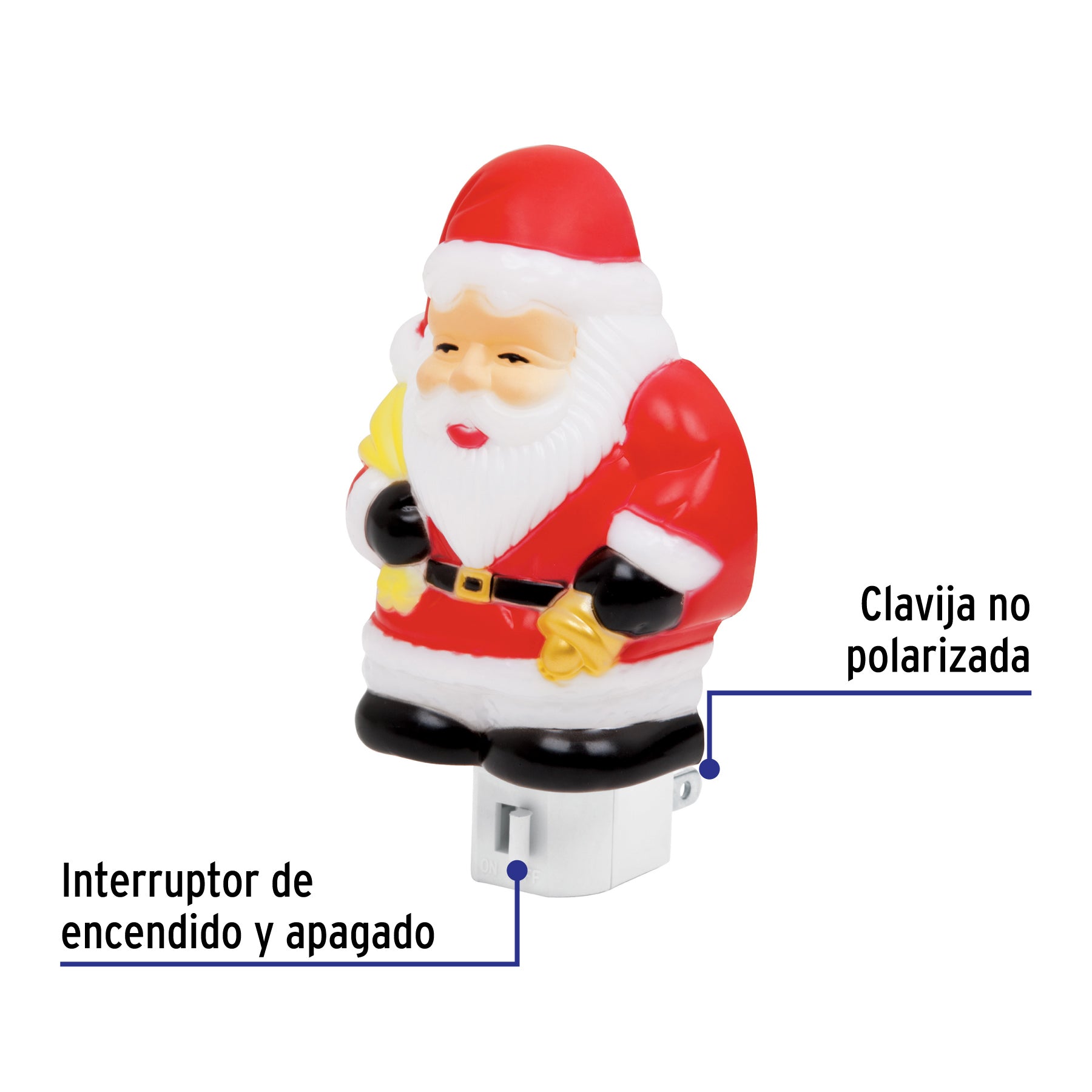 Luz de noche, Santa Claus