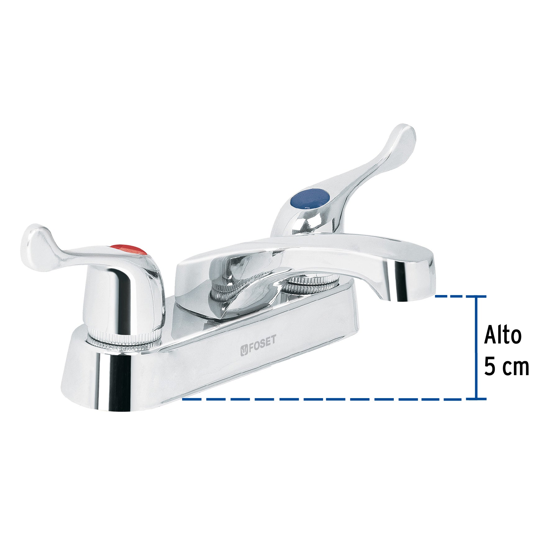 Mezcladora para lavabo, manerales palanca, Basic