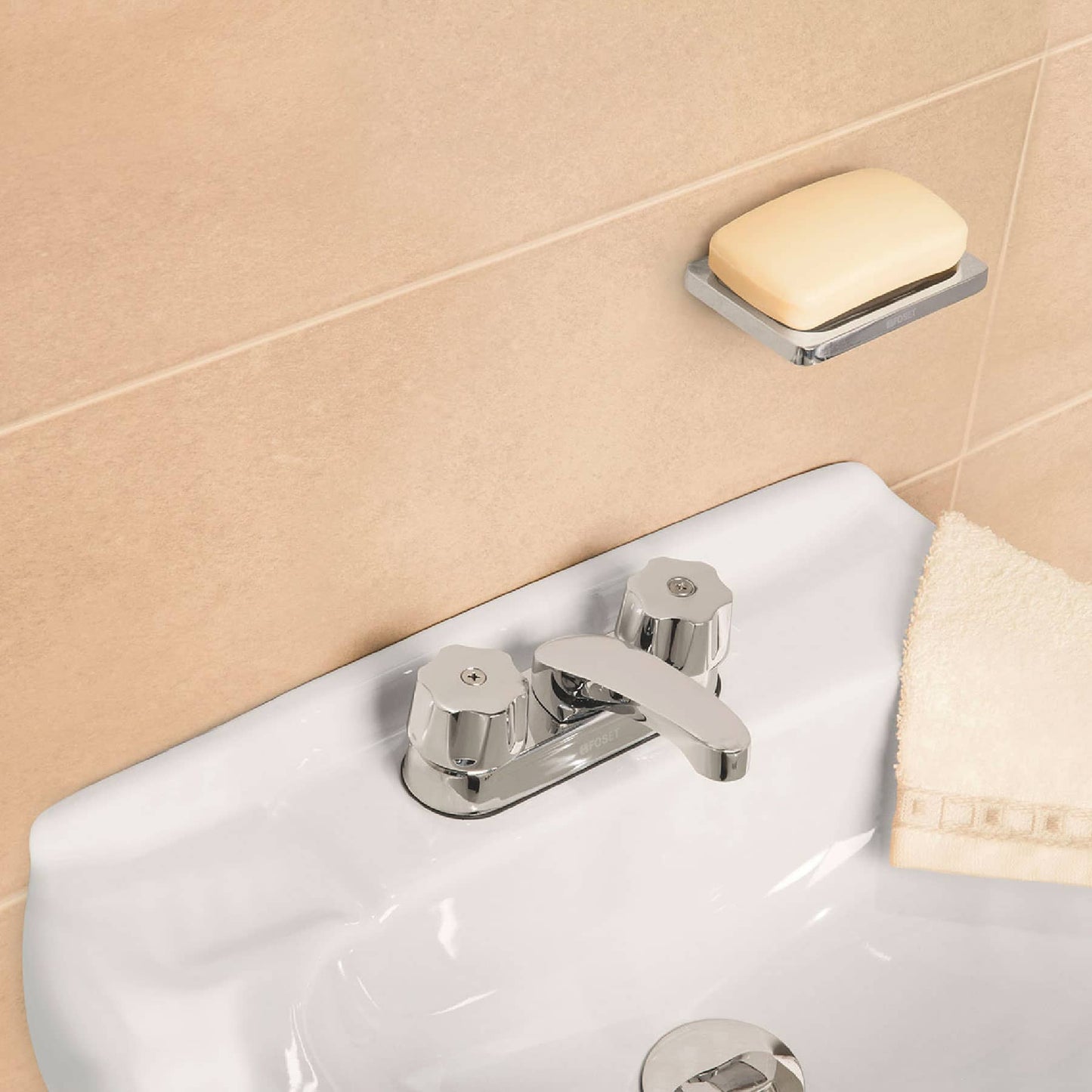 Mezcladora para lavabo, manerales hexagonal, Basic