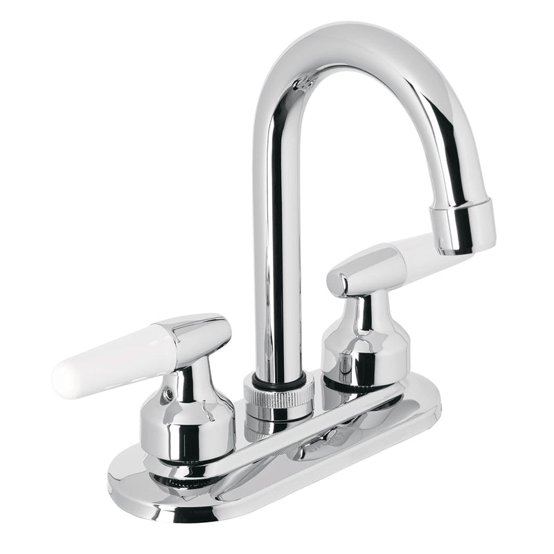 Mezcladora para lavabo, manerales cono, cuello bar, Basic