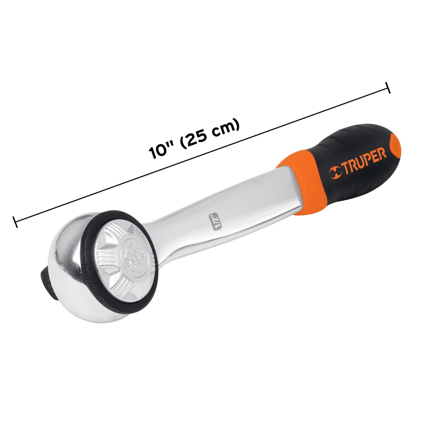 Matraca liberación rápida, cabeza redonda, cuadro 1/2"