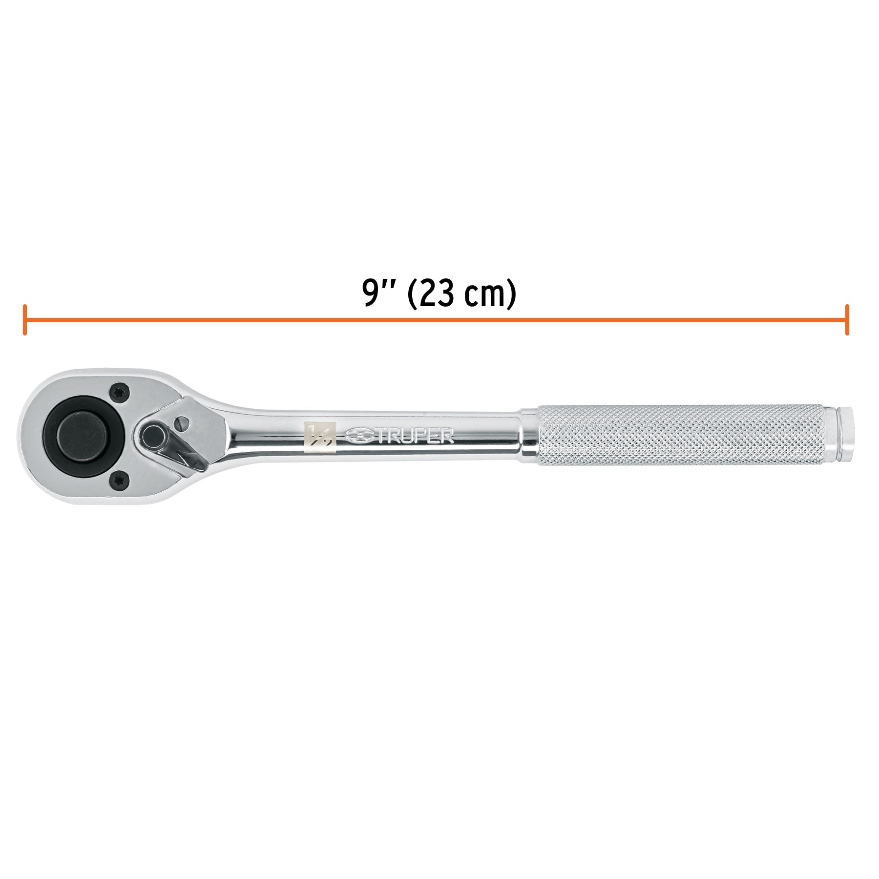 Matraca liberación rápida, cabeza de pera, cuadro 1/2"