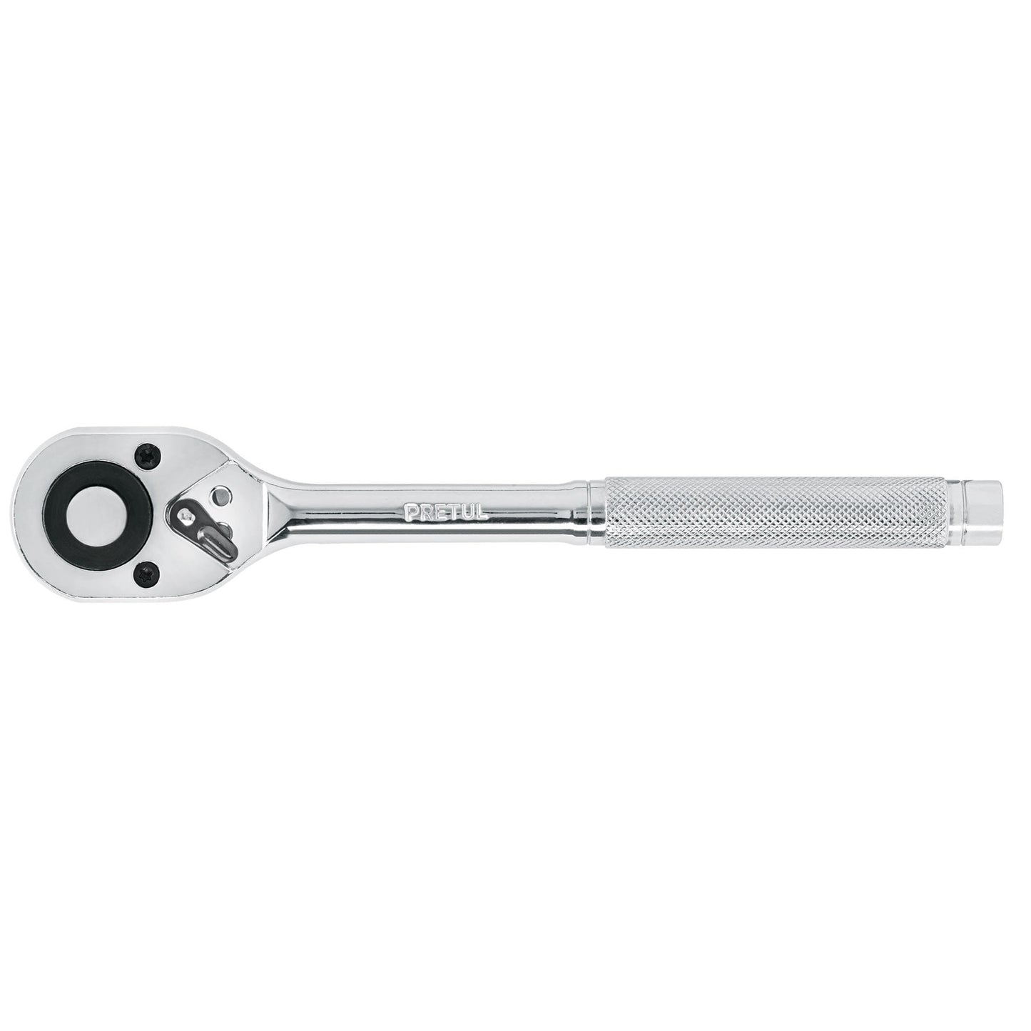 Matraca liberación rápida, cabeza pera, cuadro 1/2",Pretul