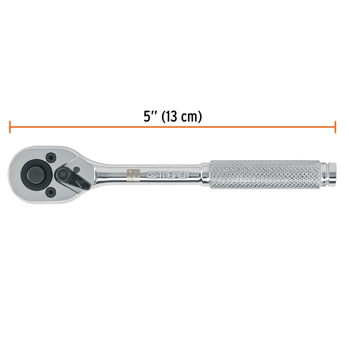 Matraca liberación rápida, cabeza de pera, cuadro 1/4"