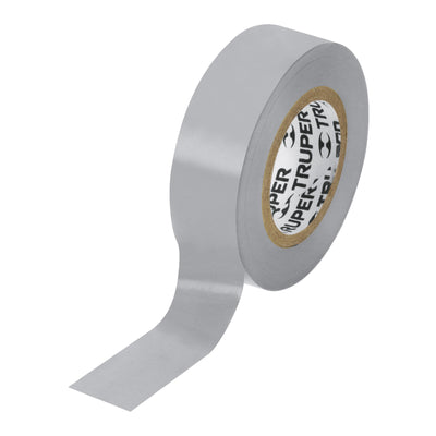 Cinta de aislar gris 19 mm x 9 m