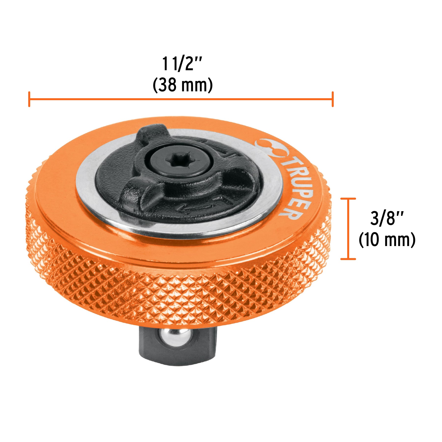 Matraca tipo perilla, cuadro 3/8"