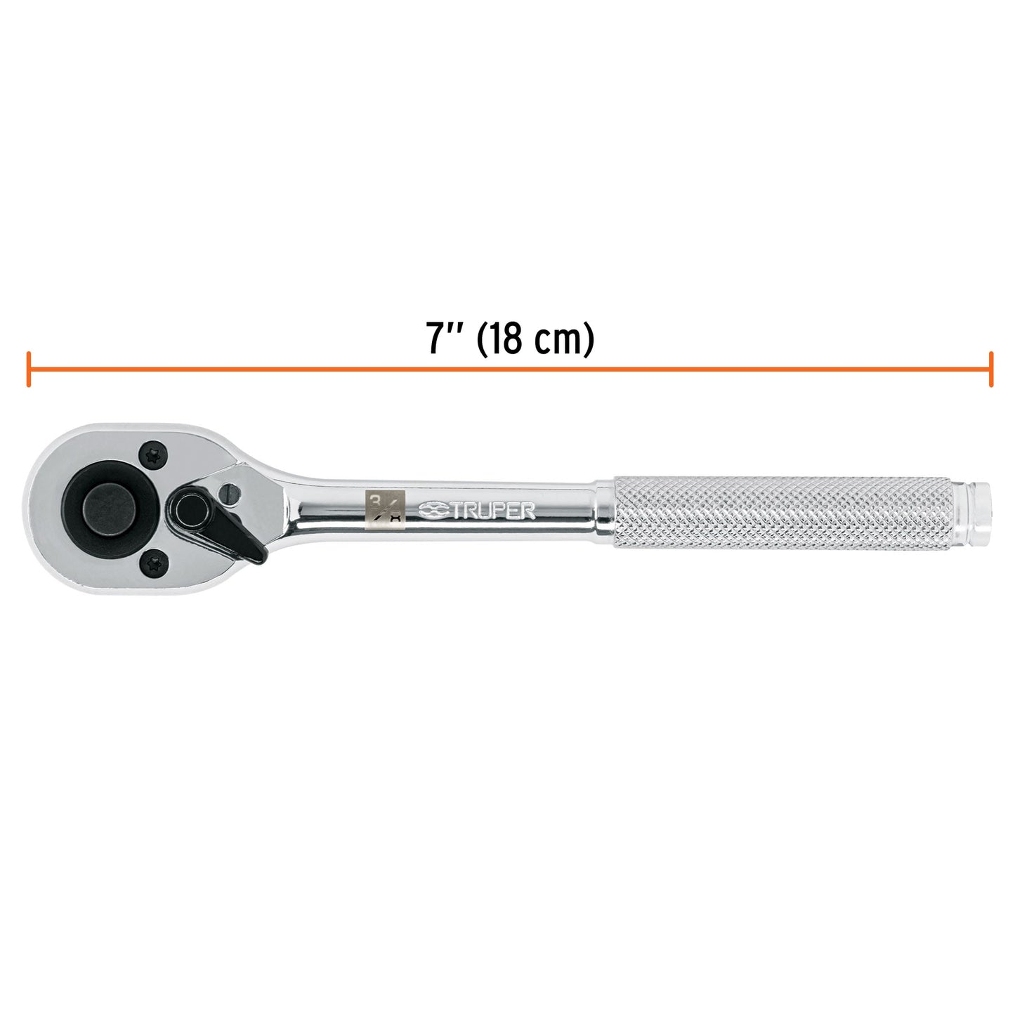 Matraca liberación rápida, cabeza de pera, cuadro 3/8"