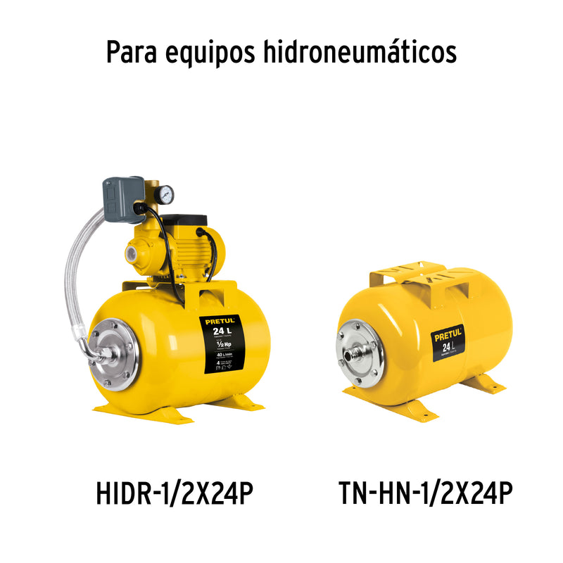 Membrana de repuesto para hidroneumático HIDR-1/2X24P, Pretu