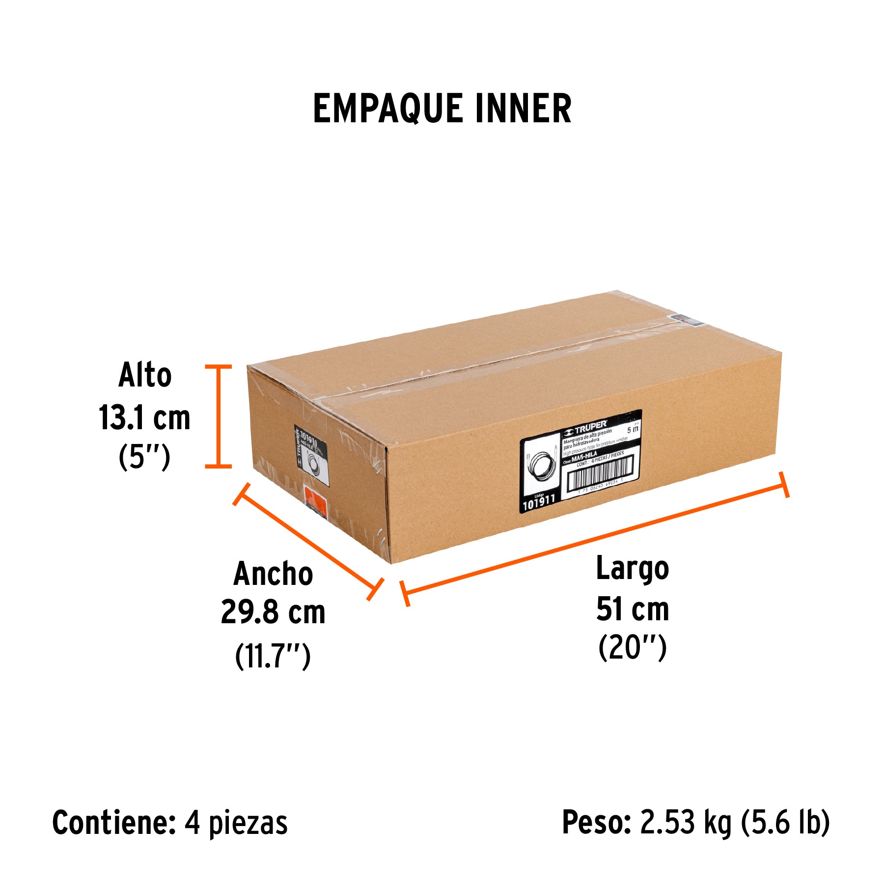 Manguera para HILA-1500/HILA-1800 tru