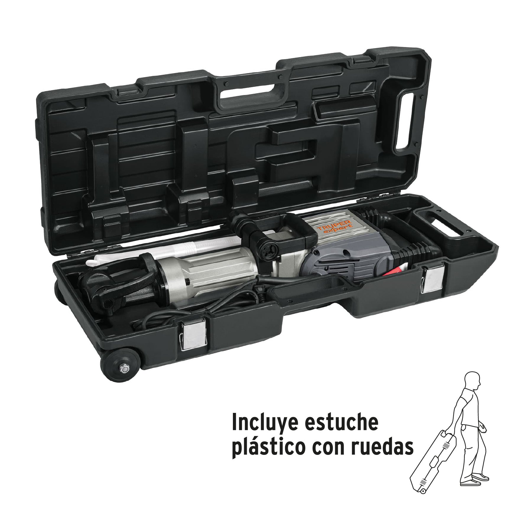 Martillo demoledor HEX 20 kg, 55 J, 1600 W Truper Expert