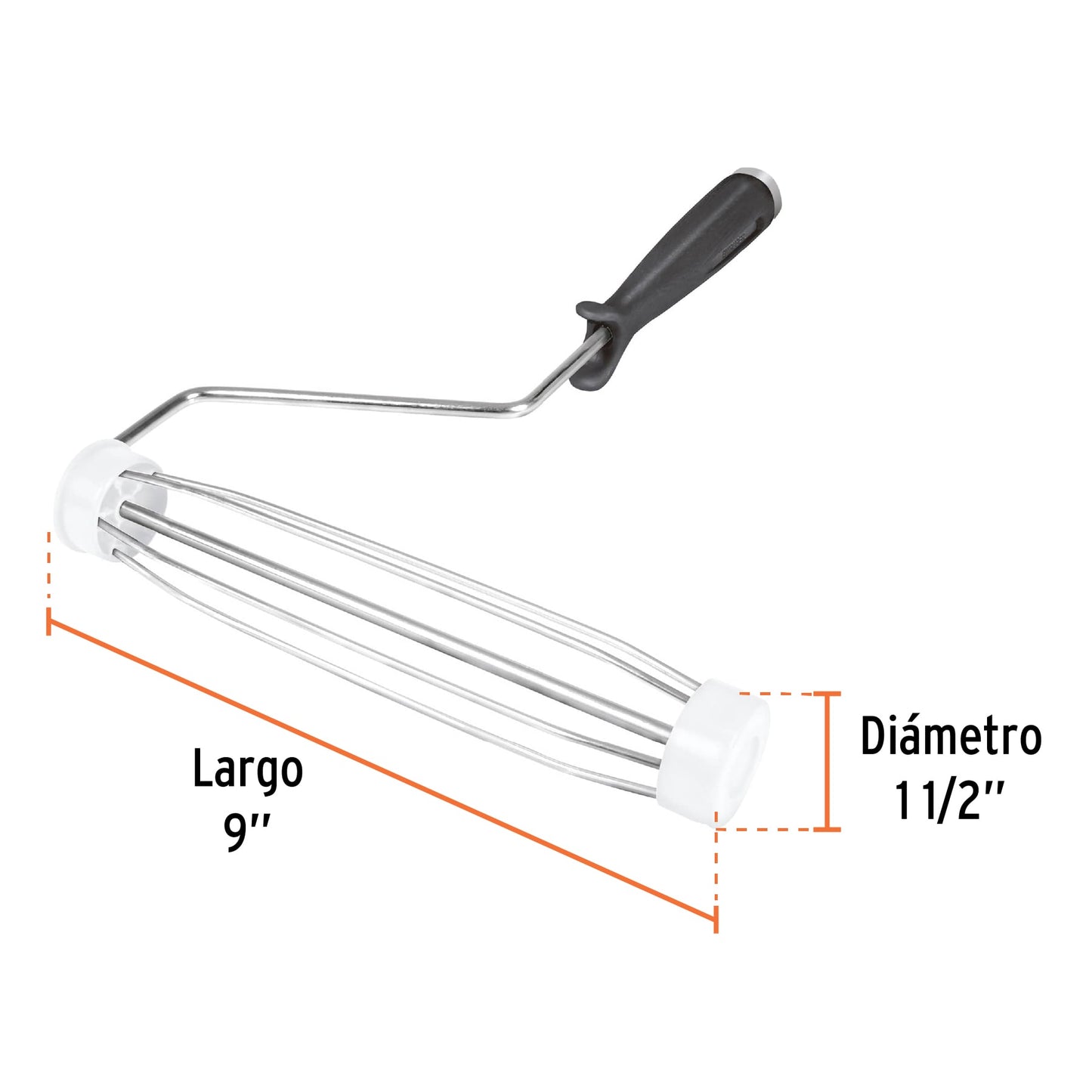 Maneral para rodillo para pintar 9" x 37 mm