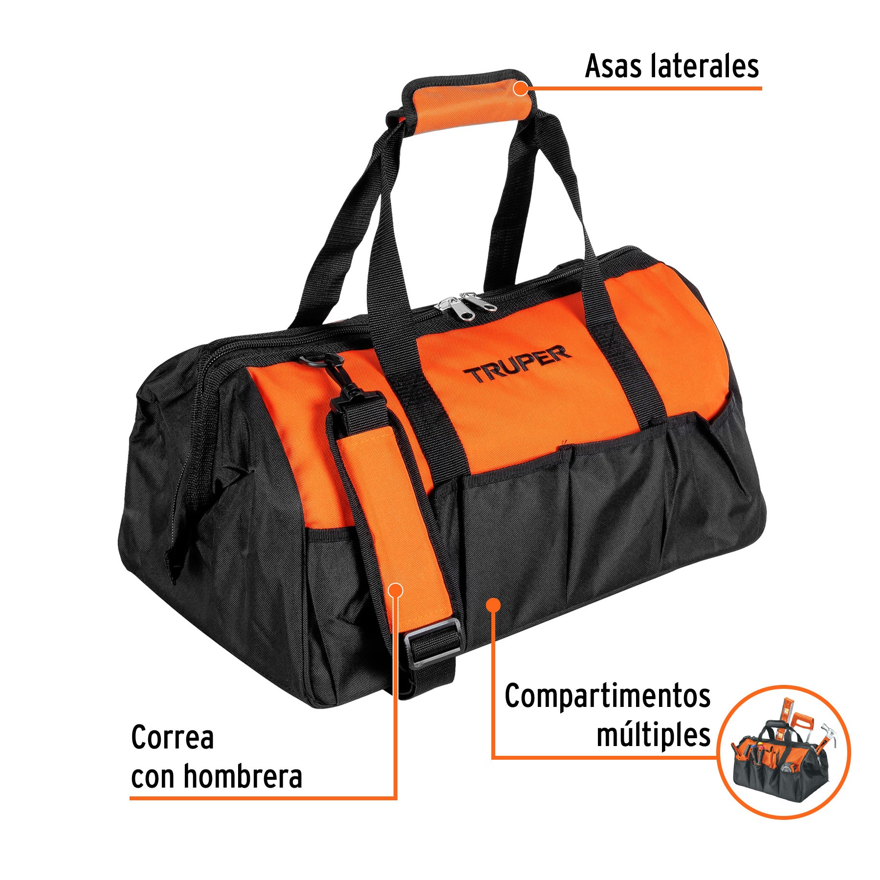 Maleta flexible portaherramienta de 20"