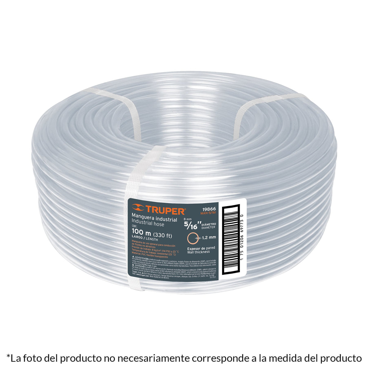 Manguera 1/4", industrial