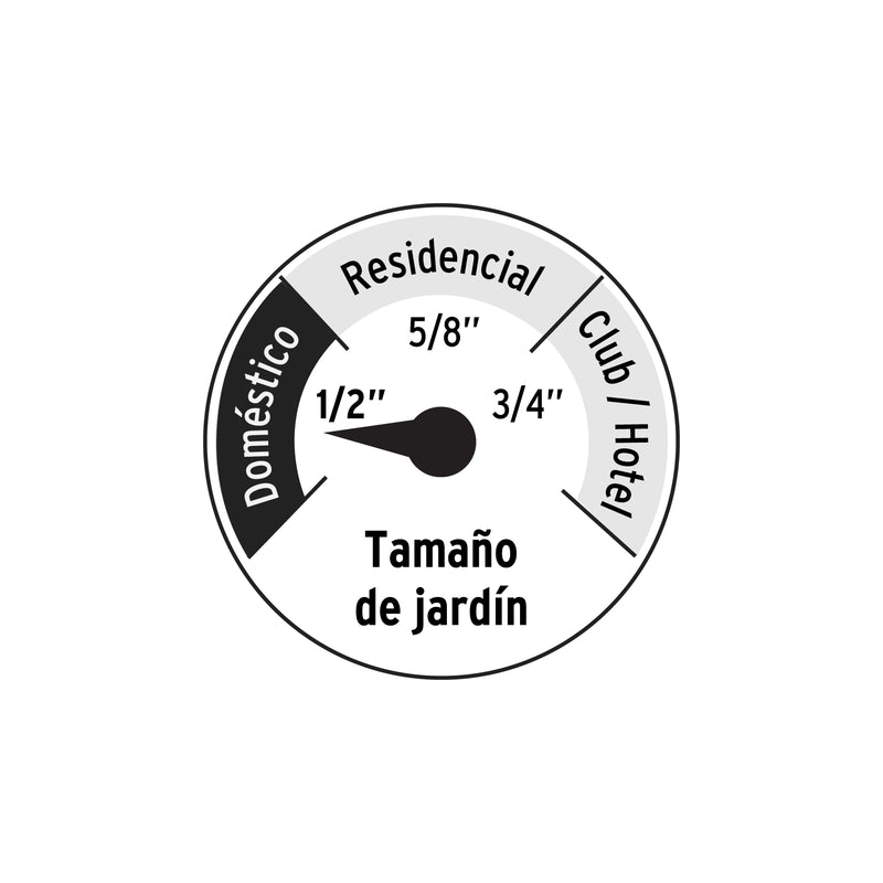 Manguera 1/2", reforzada 3 capas, 20 m, pretul