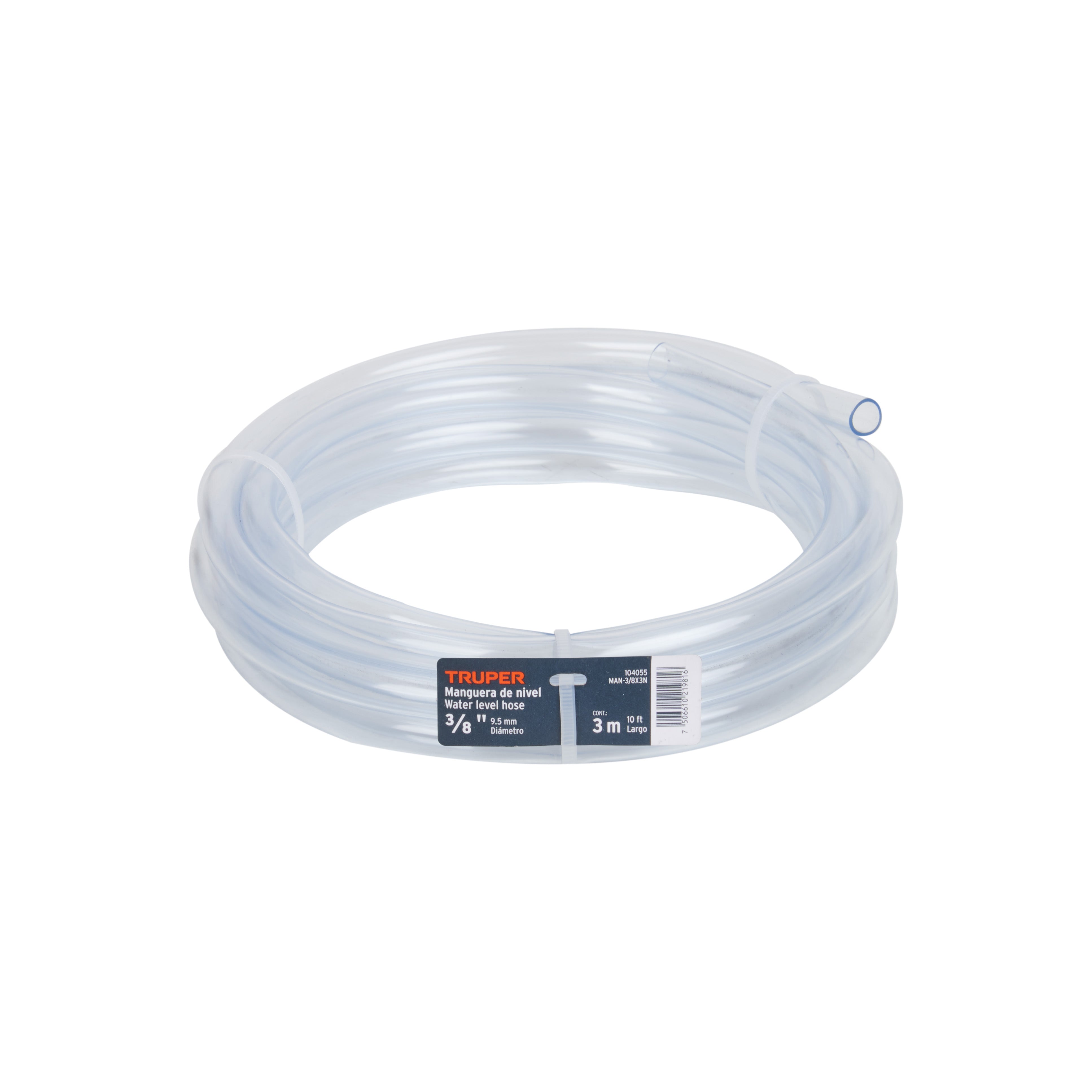 Manguera de Nivel, 3/8', rollo de 3m, TRUPER
