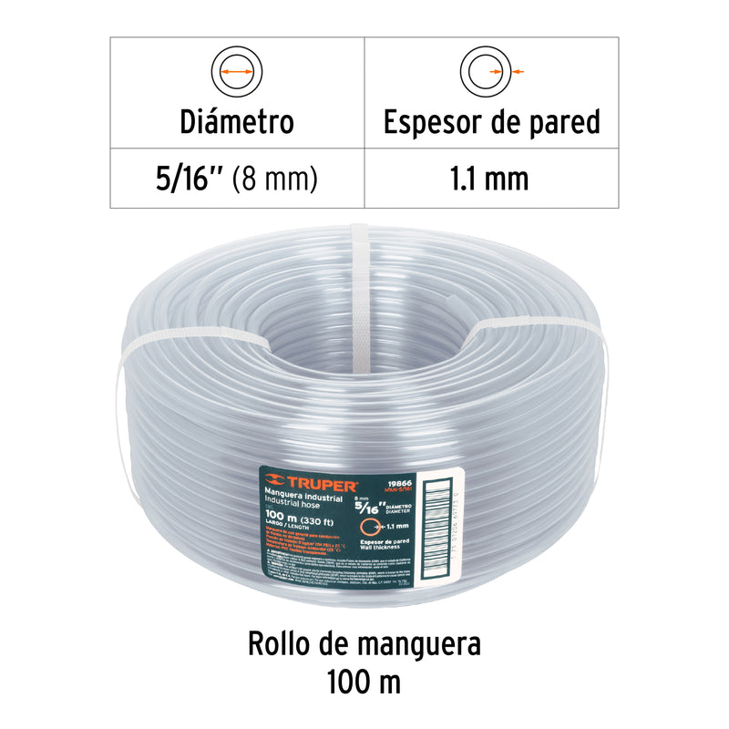 Manguera 5/16", industrial