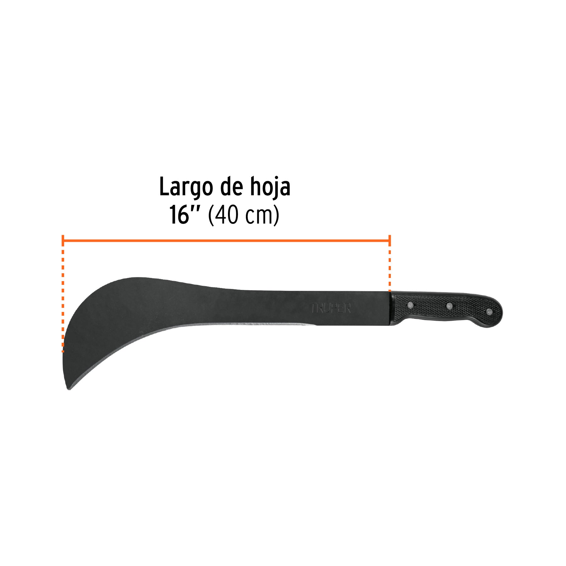 Machete ranchero, recto