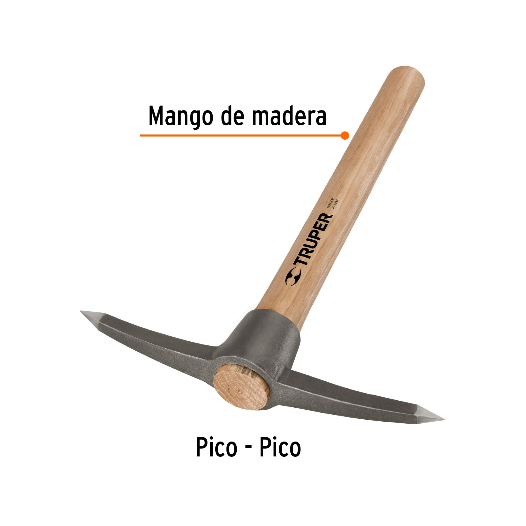 Martelina pico-pico, con mango