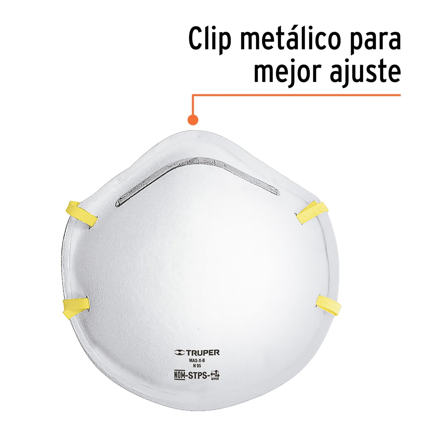 Mascarilla para polvo y vapores orgánicos, blister 2 pzas