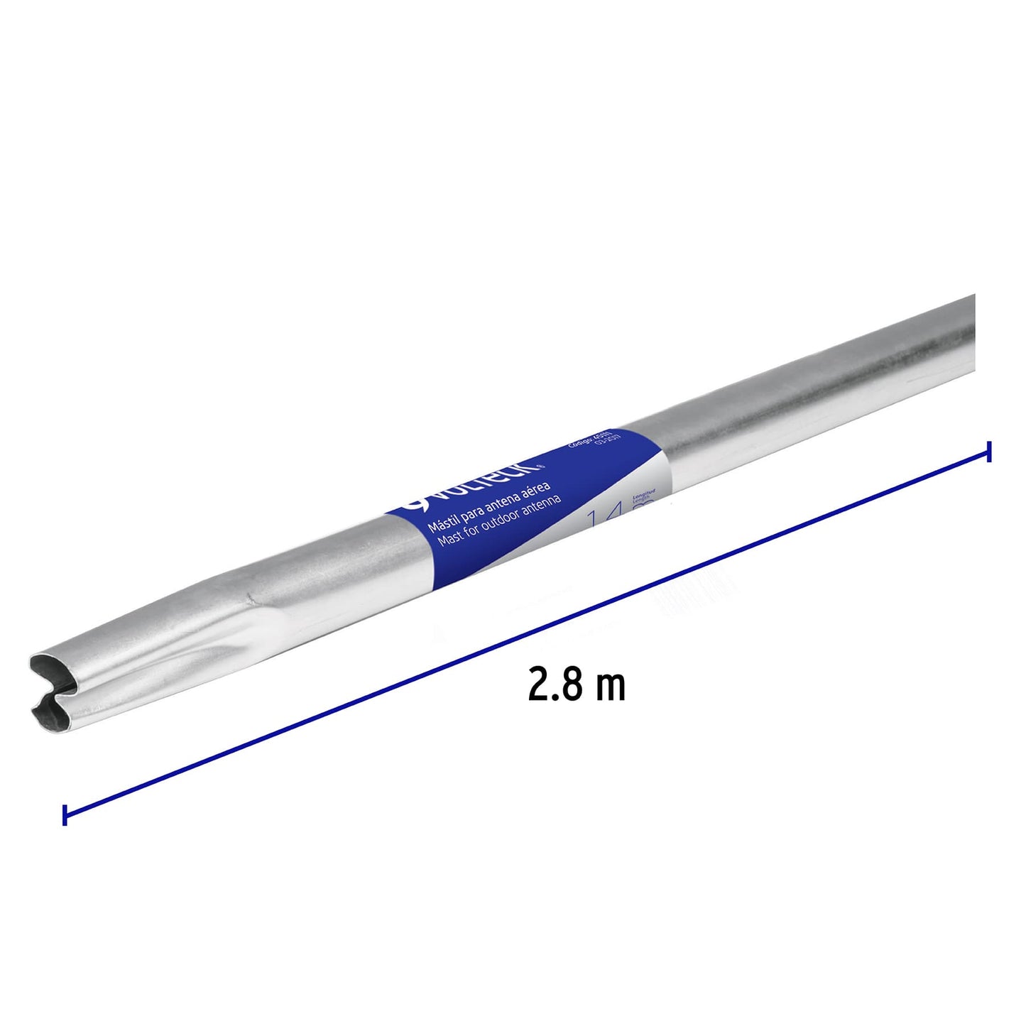 Mástil para antena aérea, 2.8 m