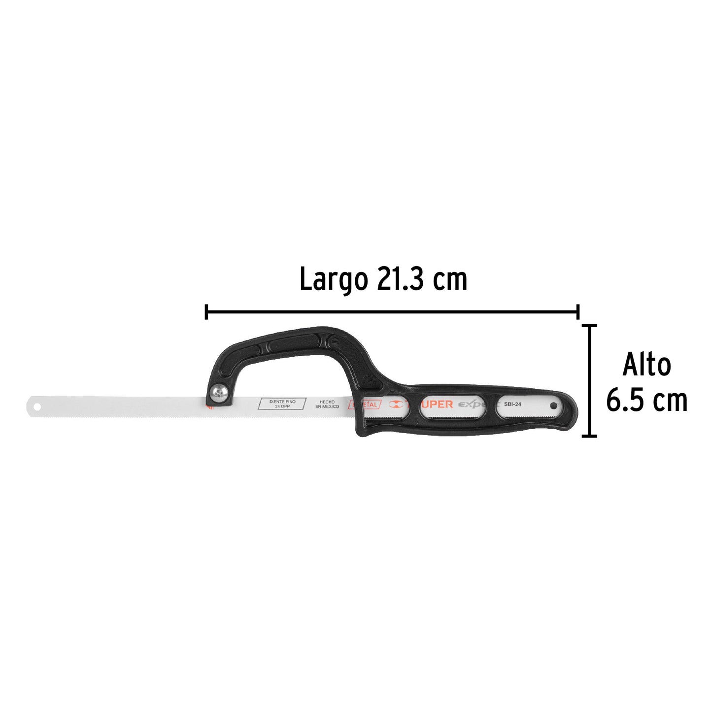 Mini arco de plástico para segueta 12", pretul