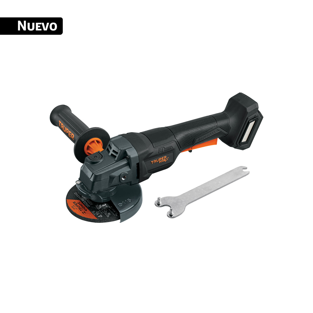 Esmeriladora 4-1/2' 20V, int. paleta, s/accesorios, MAX