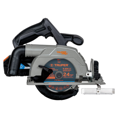 Sierra circular inalámbrica 6-1/2', 20V, sin carbones