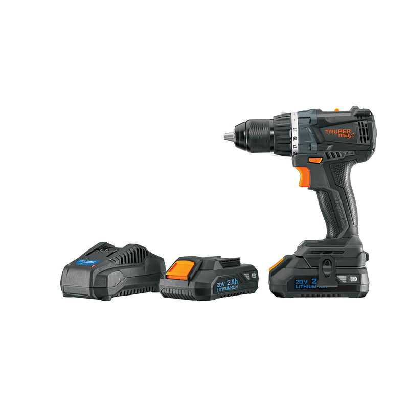 Taladro inalámbrico 1/2' 20 V Truper MAX