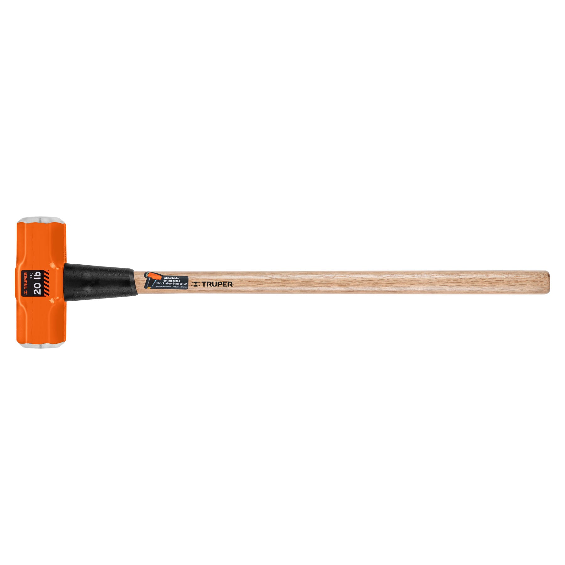 Marro octagonal 20 lbs. mango madera 36"