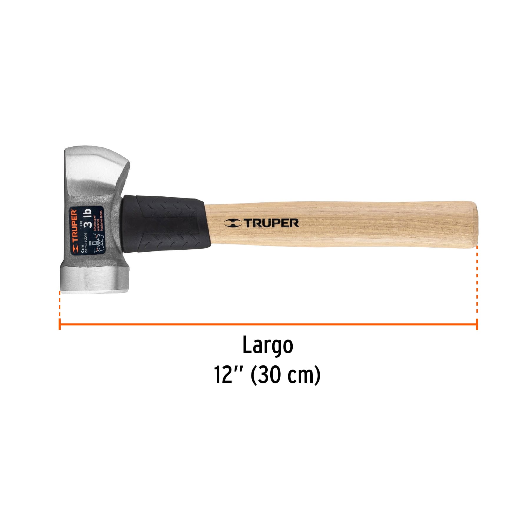 Marro demoledor 3 lb mango de madera