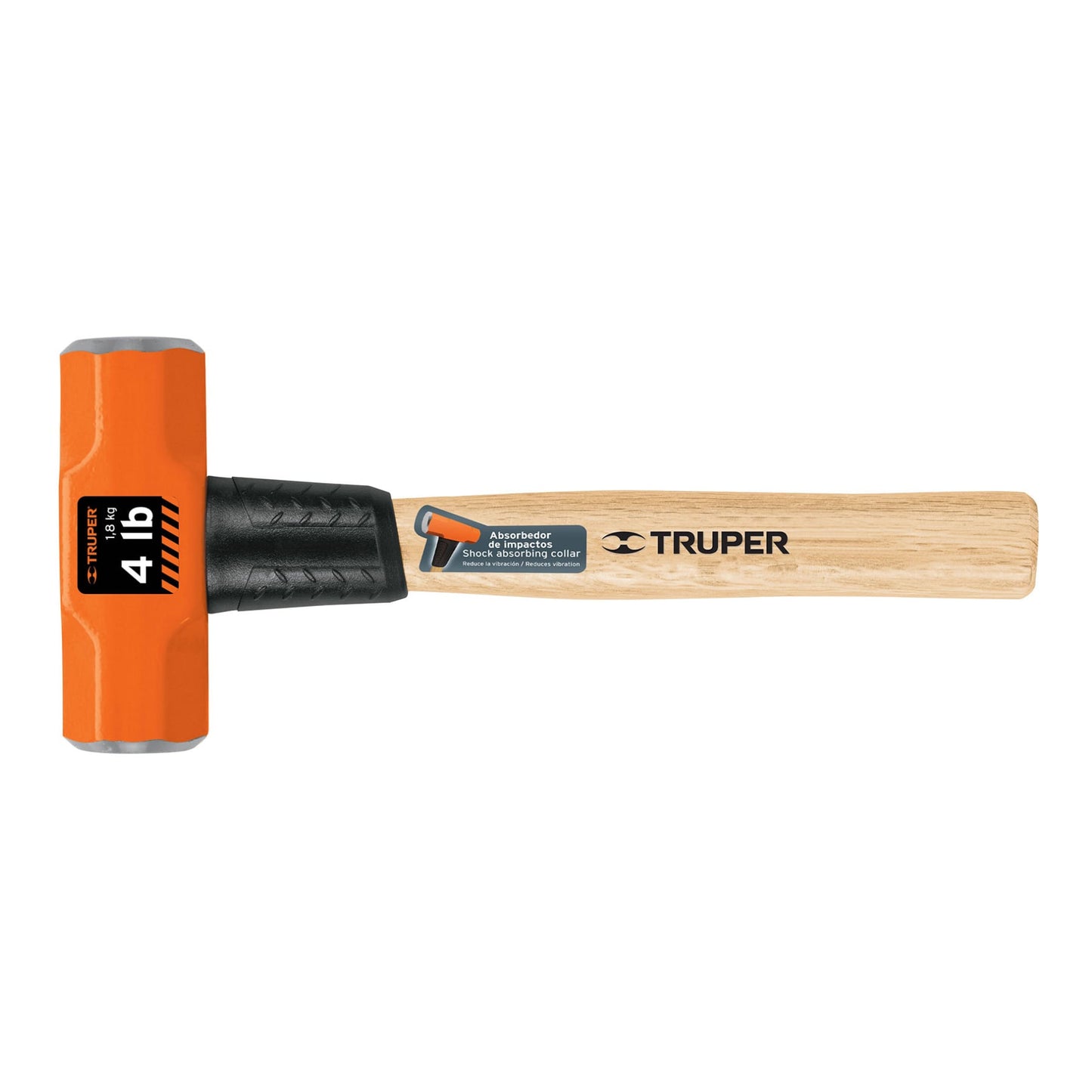 Marro octagonal 4 lbs. Mango madera 12"