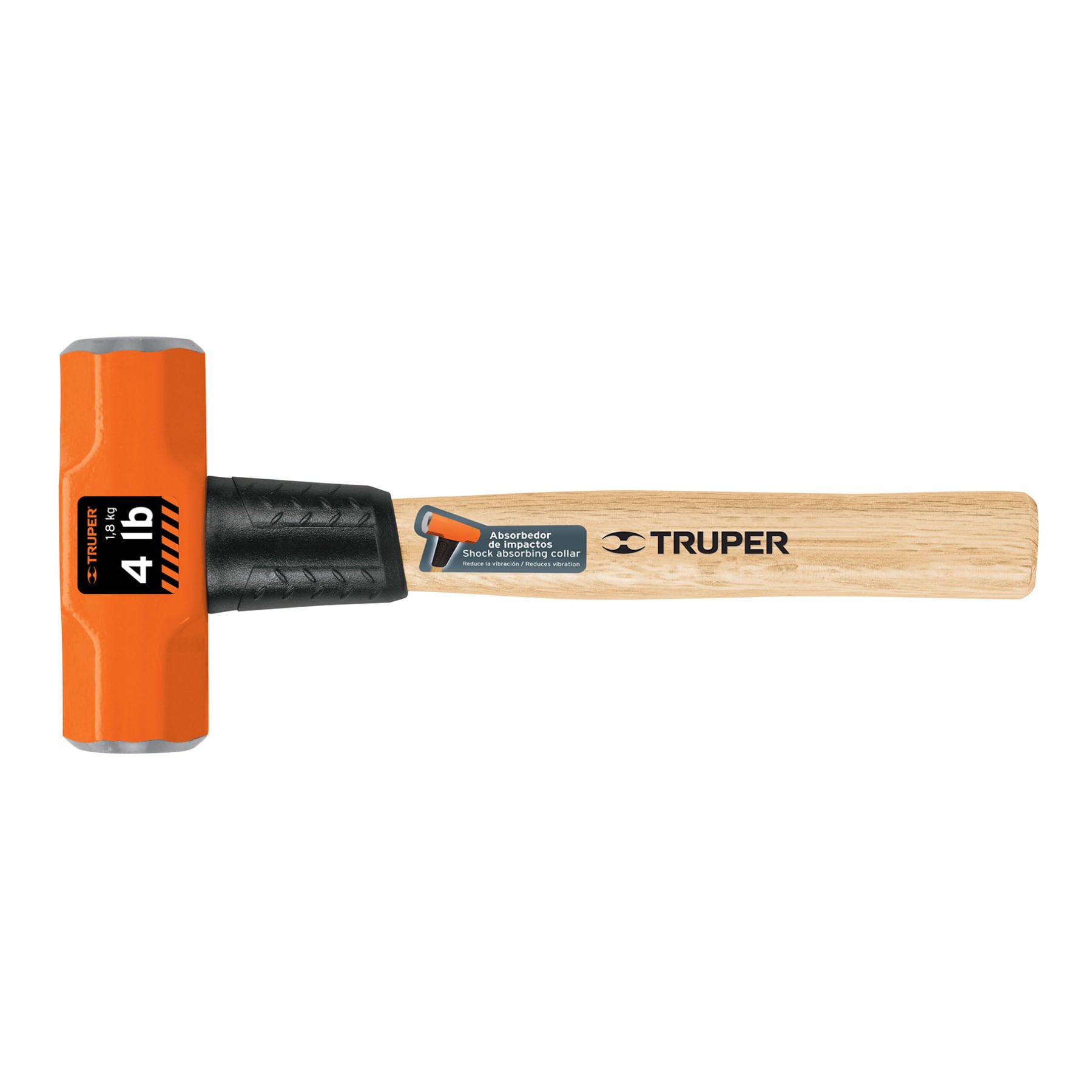 Marro octagonal 4 lbs. Mango madera 12"