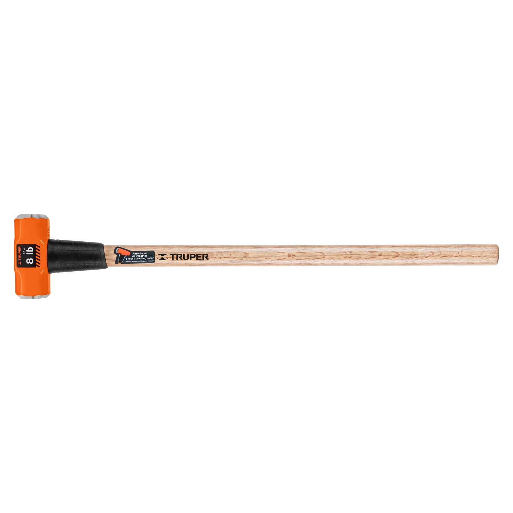 Marro octagonal 8 lbs. mango madera 36"