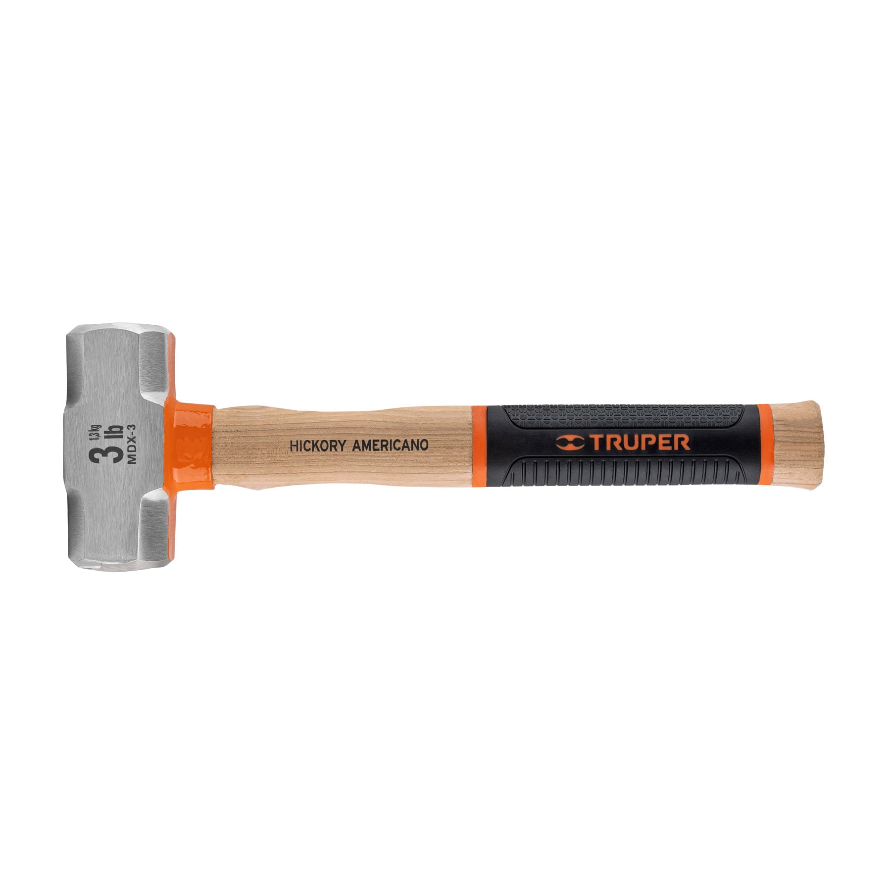 Marro octagonal, forjado, 3 lb, mango de neopreno