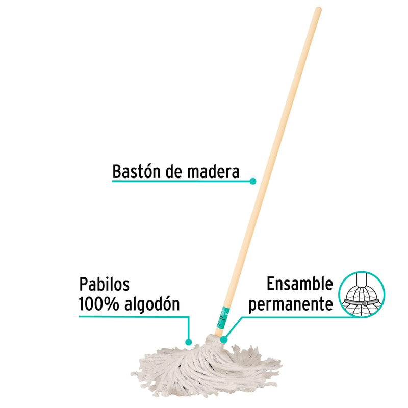 Trapeador tipo mechudo, 350 g