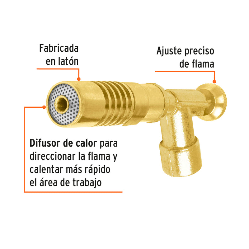Mechero para lata roscada