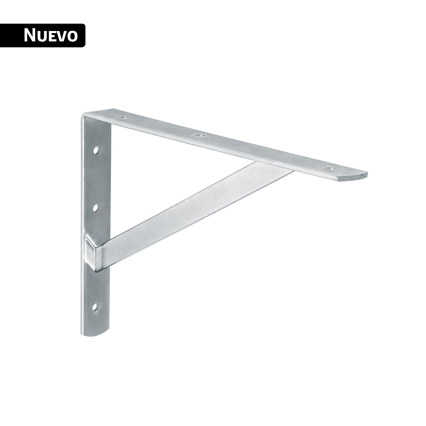 Ménsula de acero reforzado galvanizada 8 x 12', FIERO