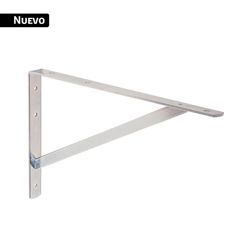 Ménsula de acero reforzado galvanizada 10 x 16', FIERO