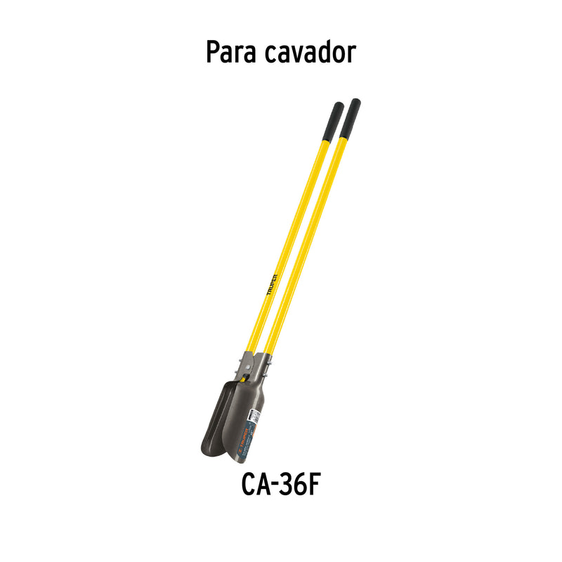 Mango de repuesto fibra de vidrio para cavador, CA-36F, 45'