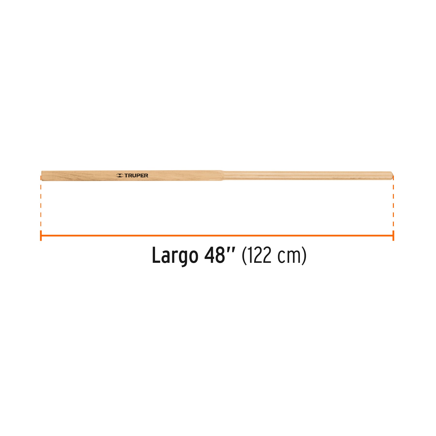Mango cuadrado 31 mm repuesto p/cavadores CA-34/36/38, 48'