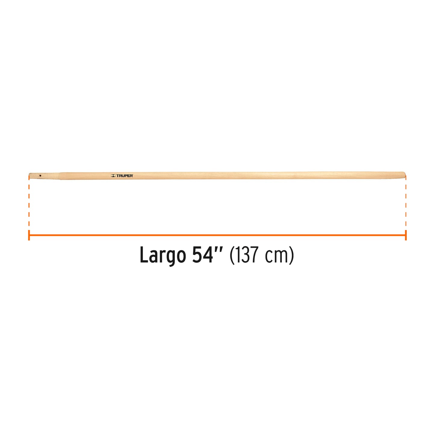 Mango de repuesto largo, para escoba de jardín, 54"