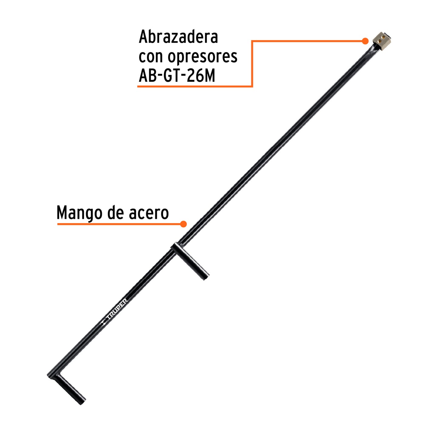 Mango Con Abrazadera Para Guadaña