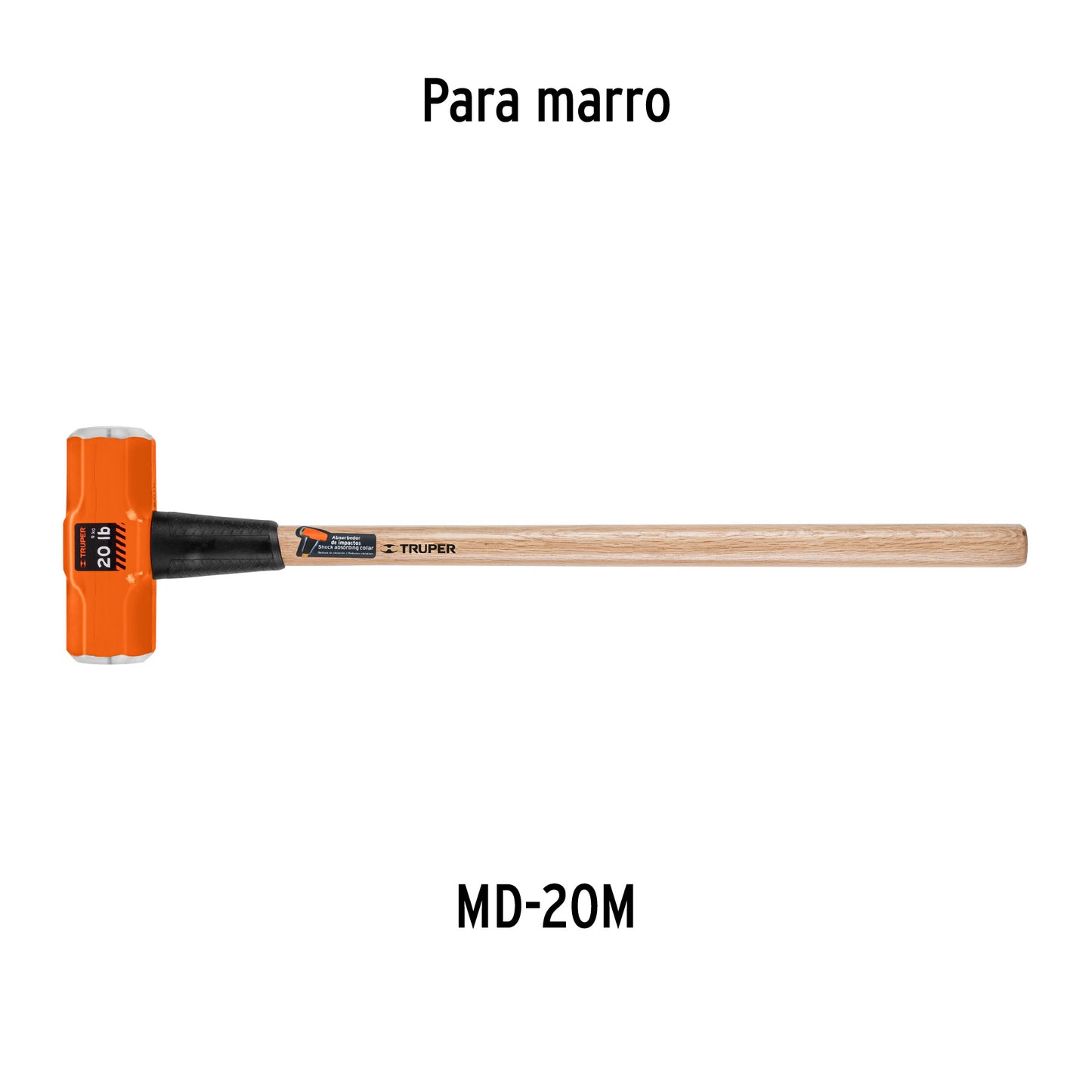 Mango de 36' para marros de 20 lb, Truper