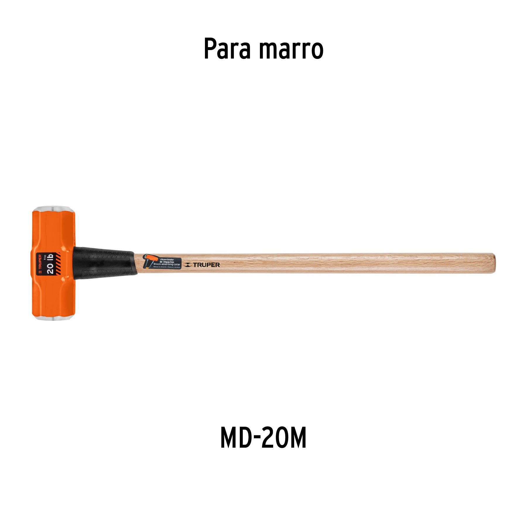 Mango de 36' para marros de 20 lb, Truper