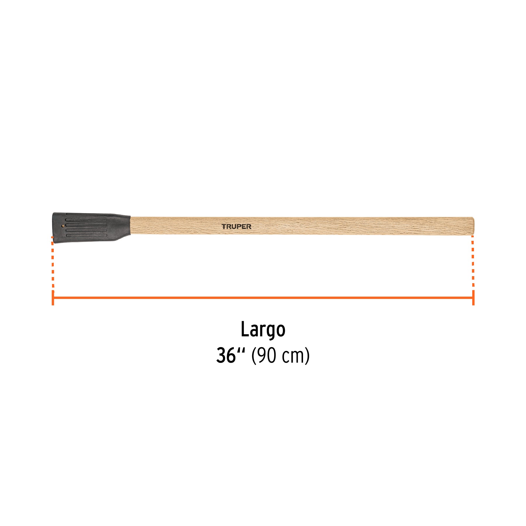 Mango madera de 36' para hachas media y entera labor, Truper
