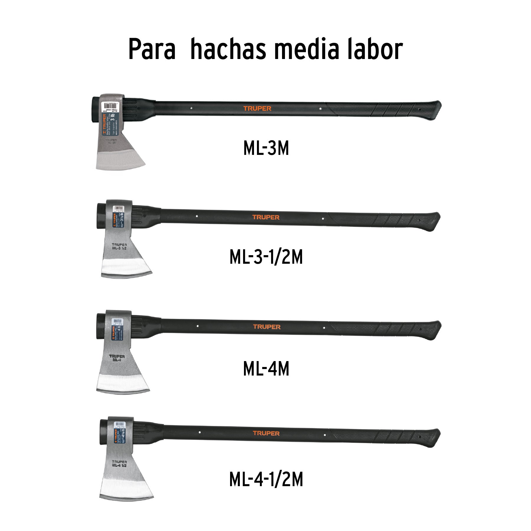 Mango de repuesto para hacha media labor y labor entera, 36"