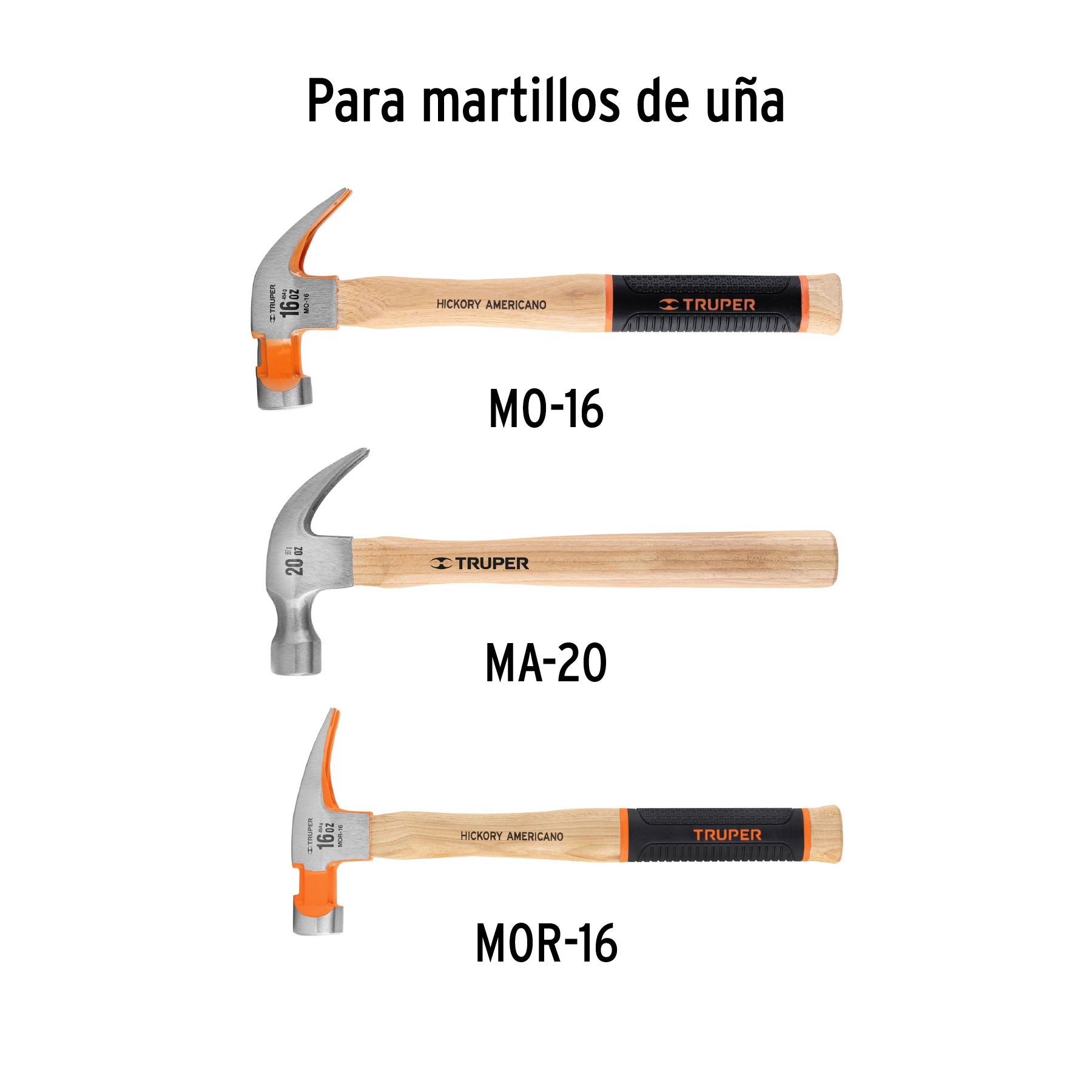 Mango de repuesto para martillo de uña mo-13 y 16, 13-1/2"