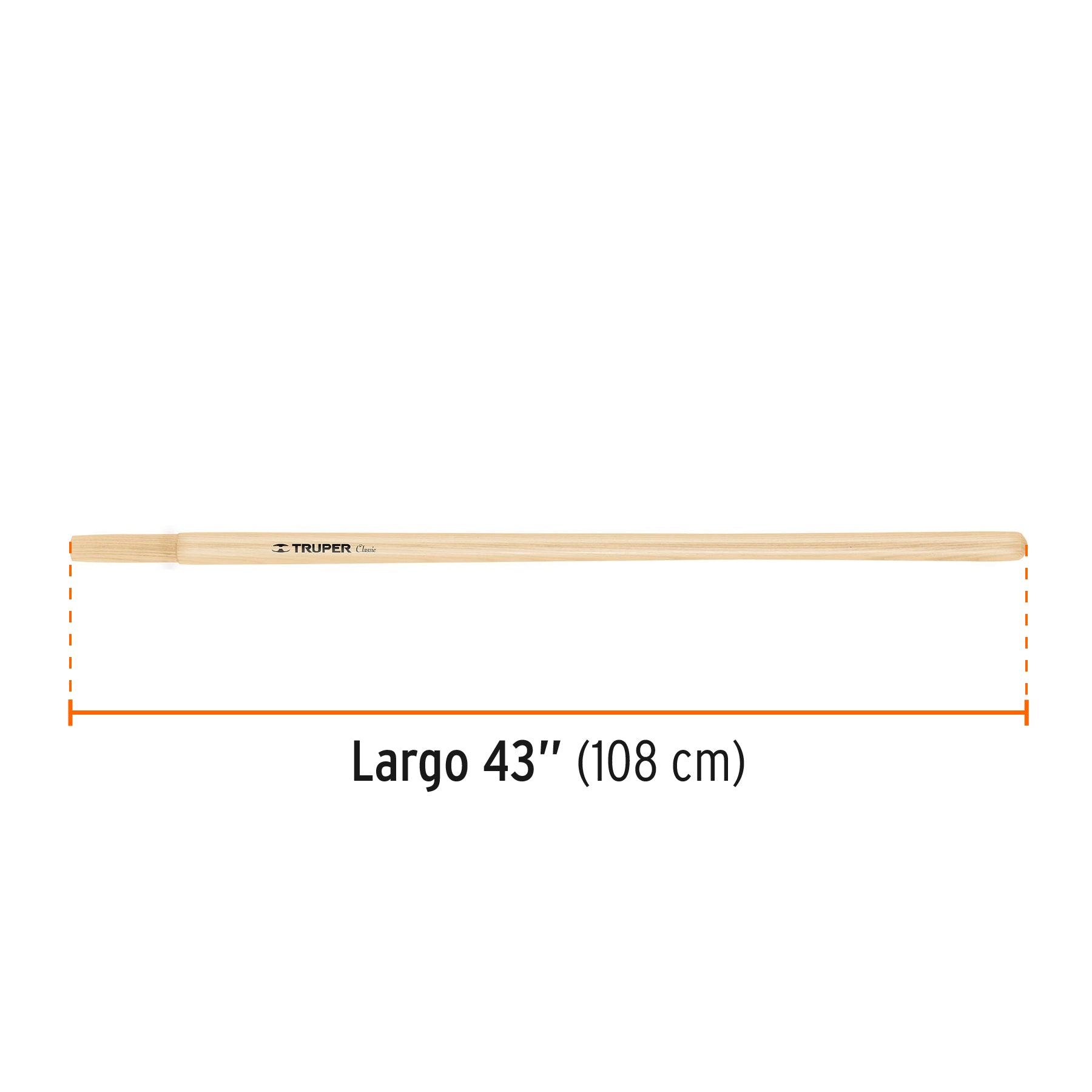Mango de repuesto para pala classic larga, 45"